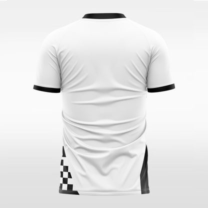 sublimated white soccer jersey