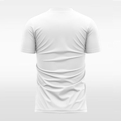  sublimated white soccer jersey