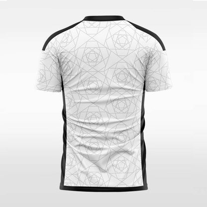   sublimated white soccer jersey