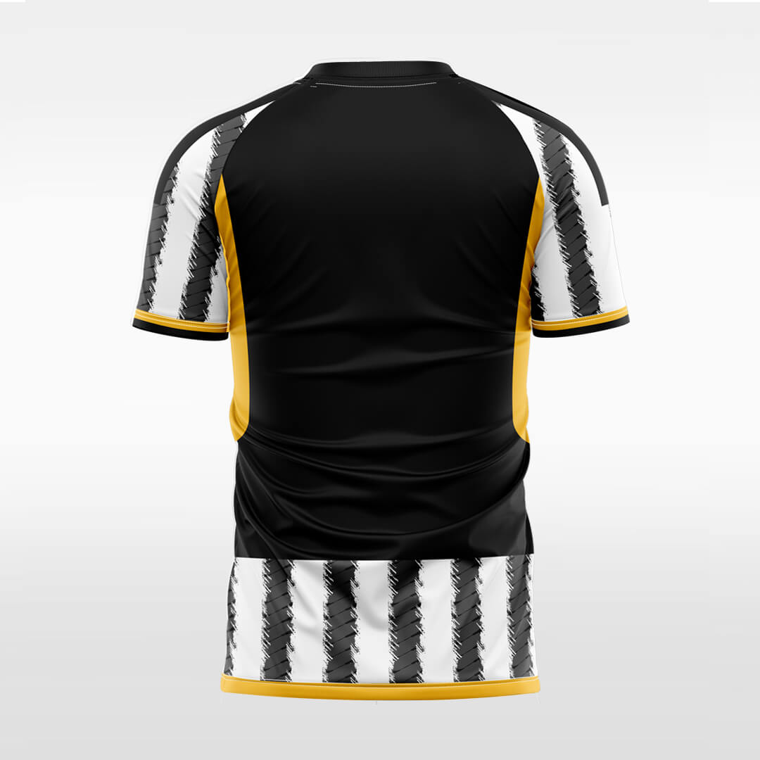 custom soccer jersey black