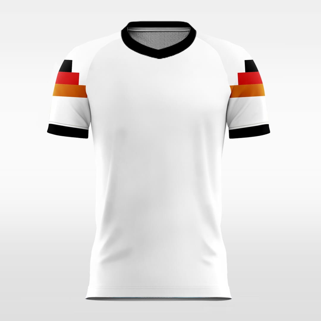 sublimation white soccer jersey