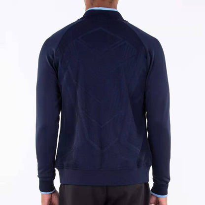 Dark Blue Dragon vein Men Jacket Online