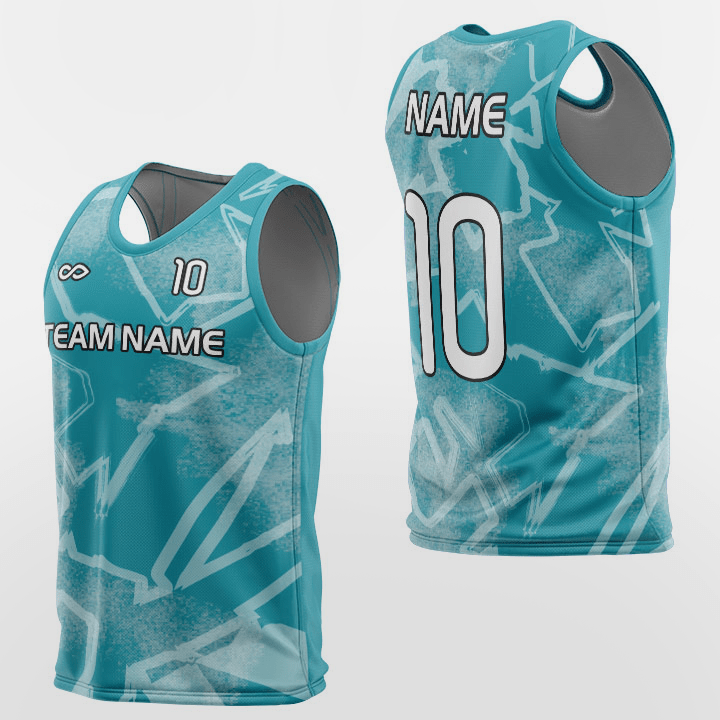 Training Bibs Camouflage Cyan