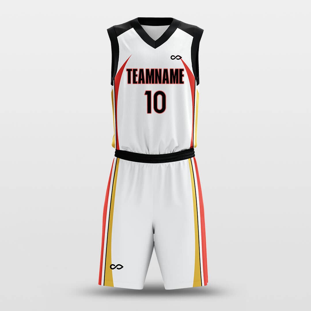 vertical strips white basketball jersey