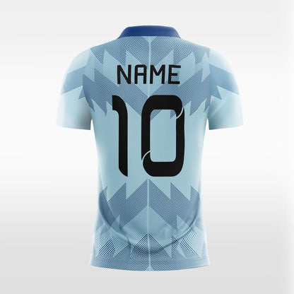 water wave custom soccer jersey