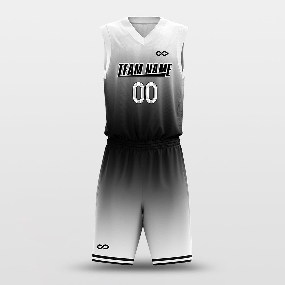 white black basketball jersey