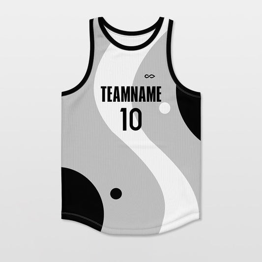     white black basketball jersey