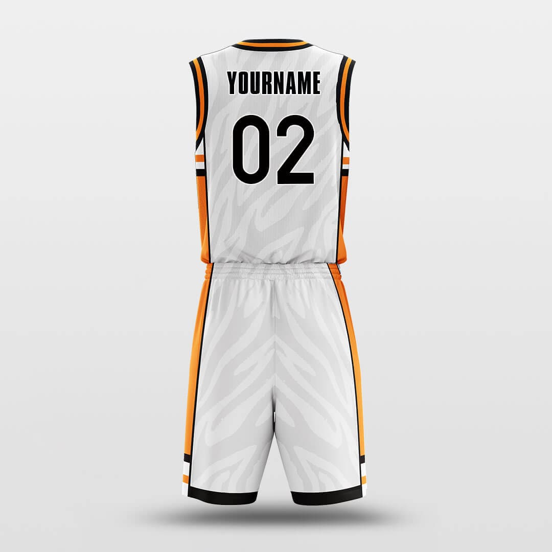 white custom basketball jersey