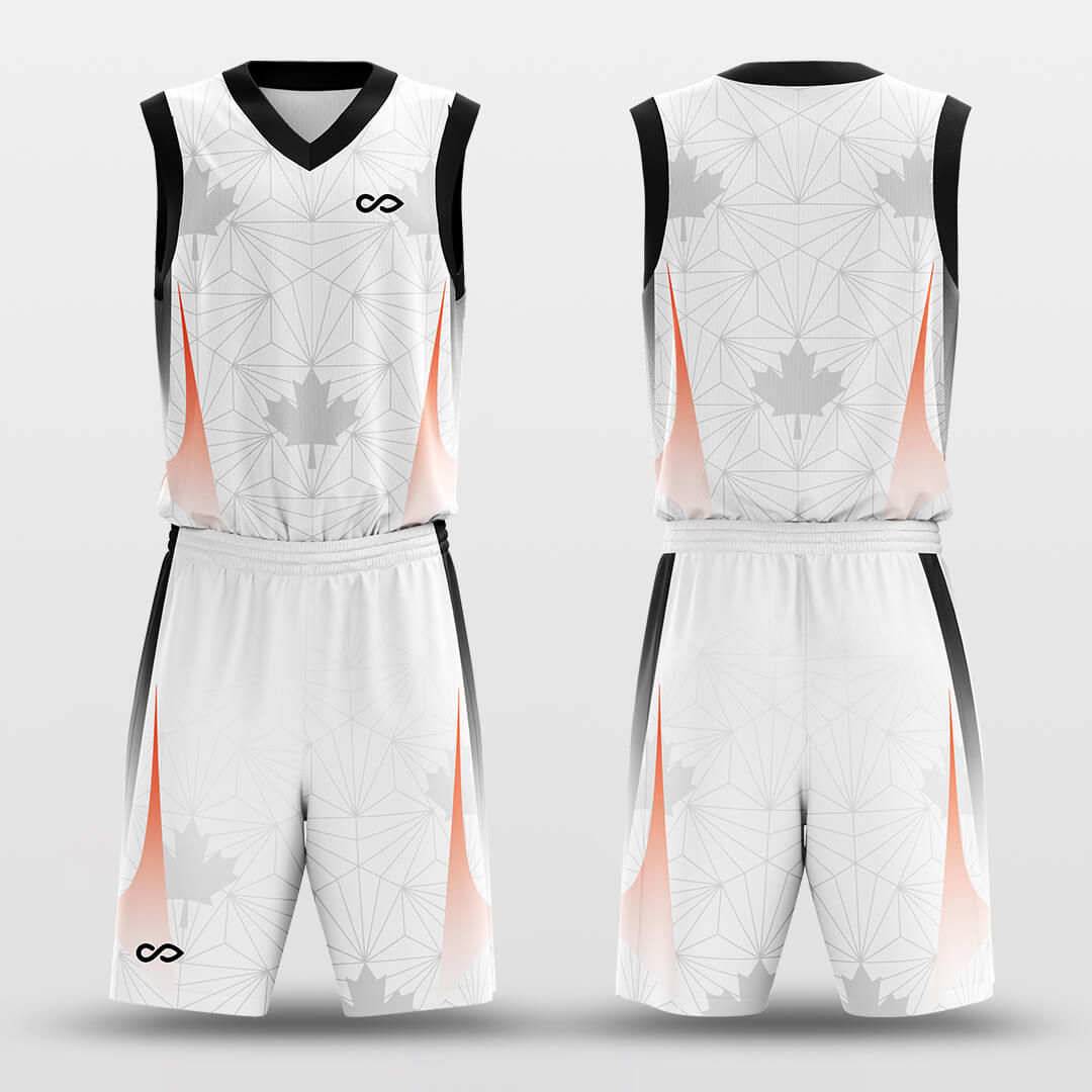 white custom basketball jersey