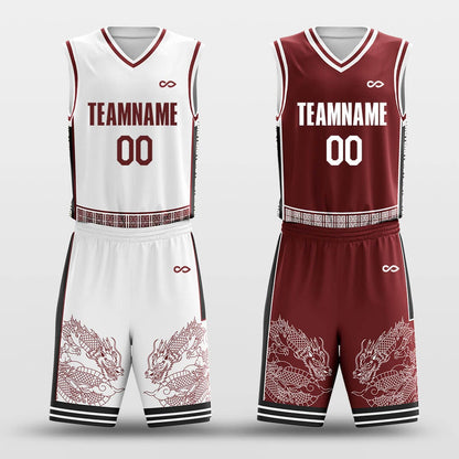 white custom basketball jersey