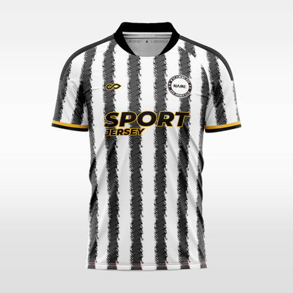  black soccer jersey for men sublimation