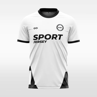  white custom soccer jersey