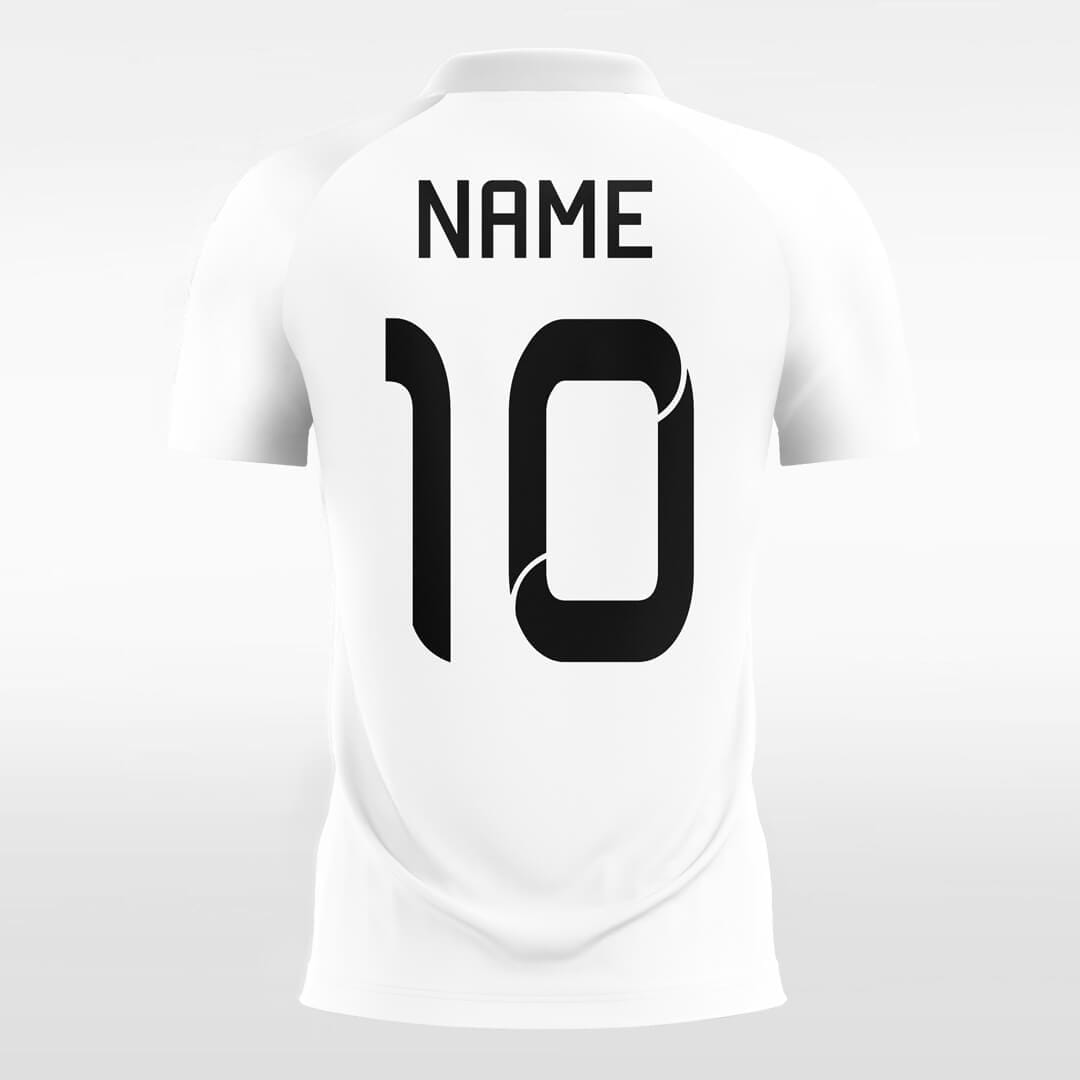 white short sleeve jersey