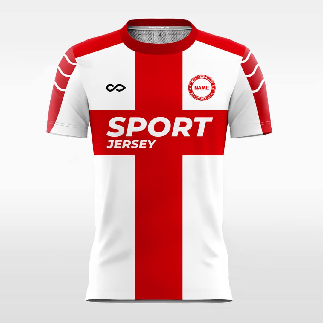 white short sleeve jersey