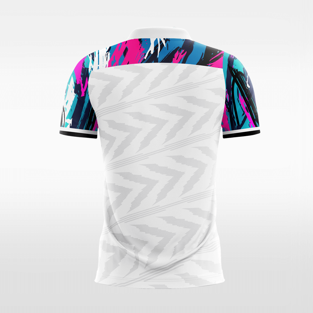 white short sleeve jersey