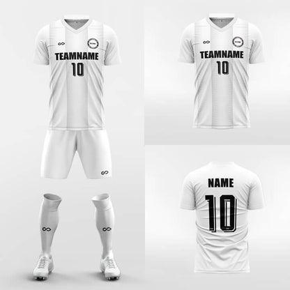 white short soccer jersey kit