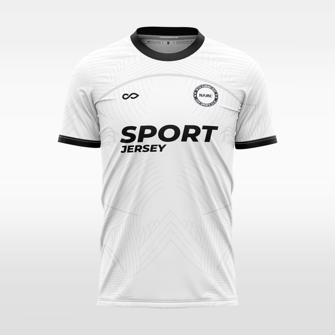 white short soccer jersey