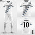 White Soccer Jersey Kit for School