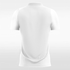 white sublimated short sleeve jersey