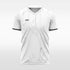 white sublimated soccer jersey