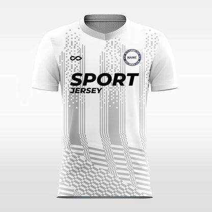 white sublimation short sleeve jersey