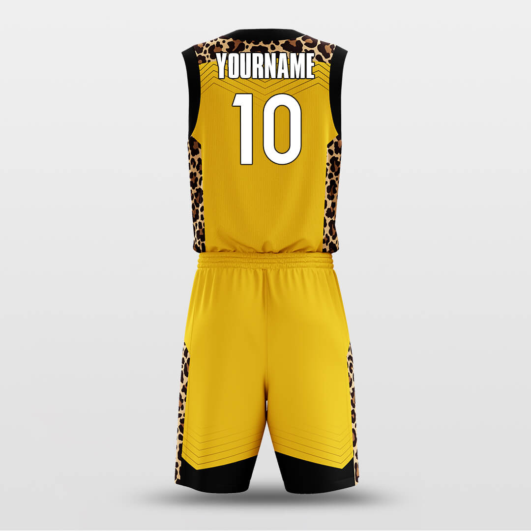 yellow custom basketball jersey