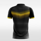 yellow custom short sleeve jersey