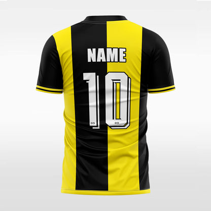 yellow custom soccer jersey