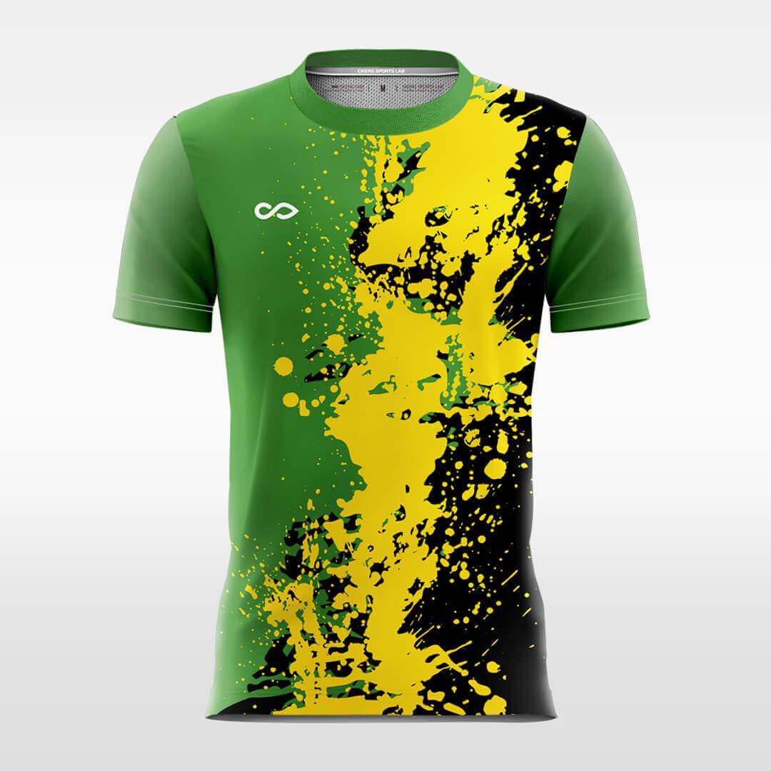     yellow custom soccer jersey