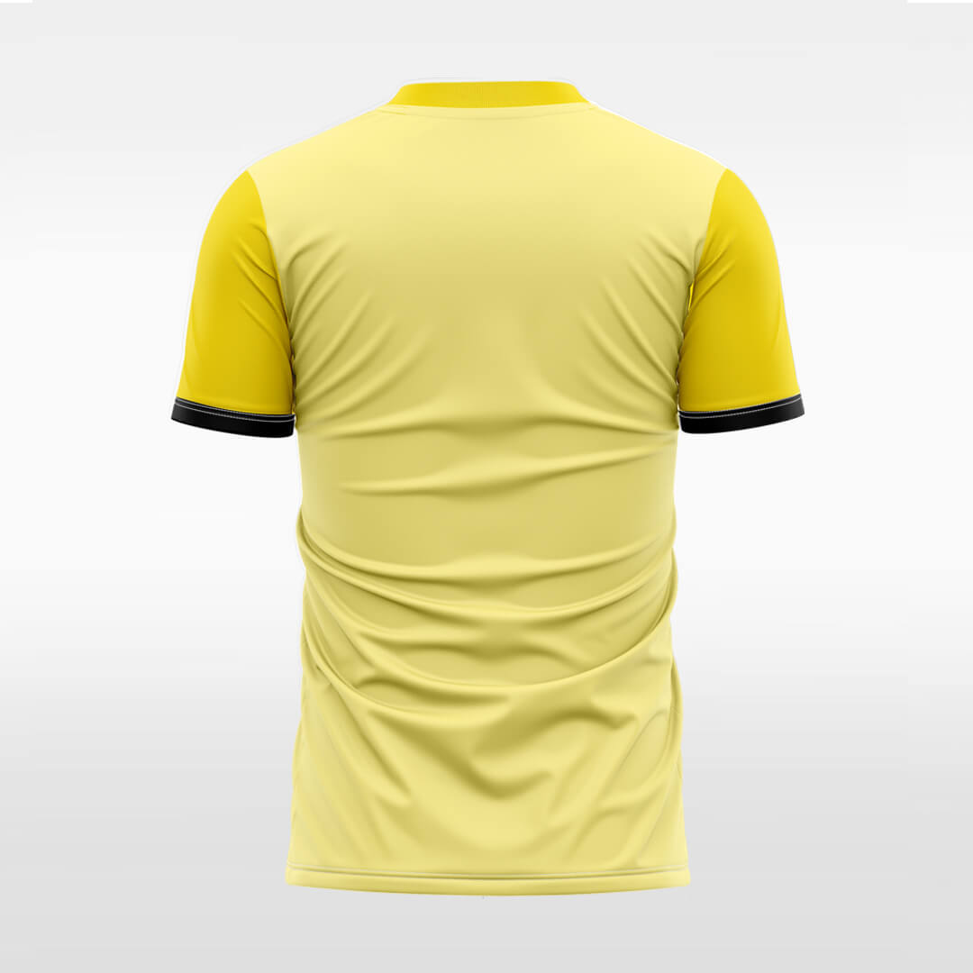 yellow customized men sublimated soccer jersey