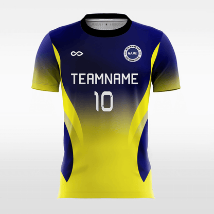      yellow short handball jersey