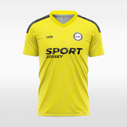  yellow  soccer jersey for men sublimation