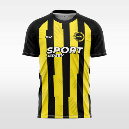 yellow  soccer jersey for men sublimation