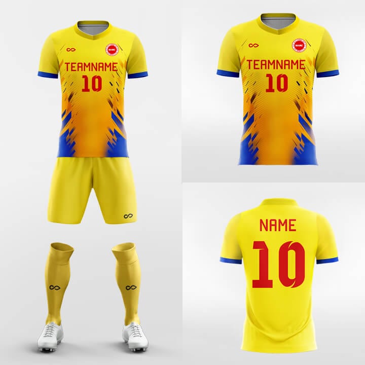 yellow soccer jersey