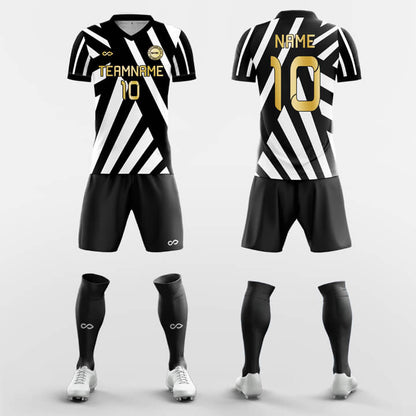 zebra soccer jersey kit