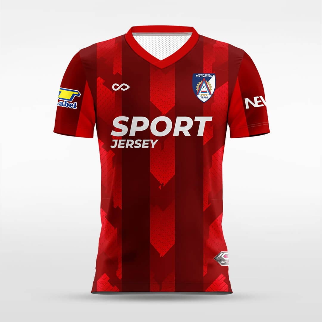 red soccer jerseys