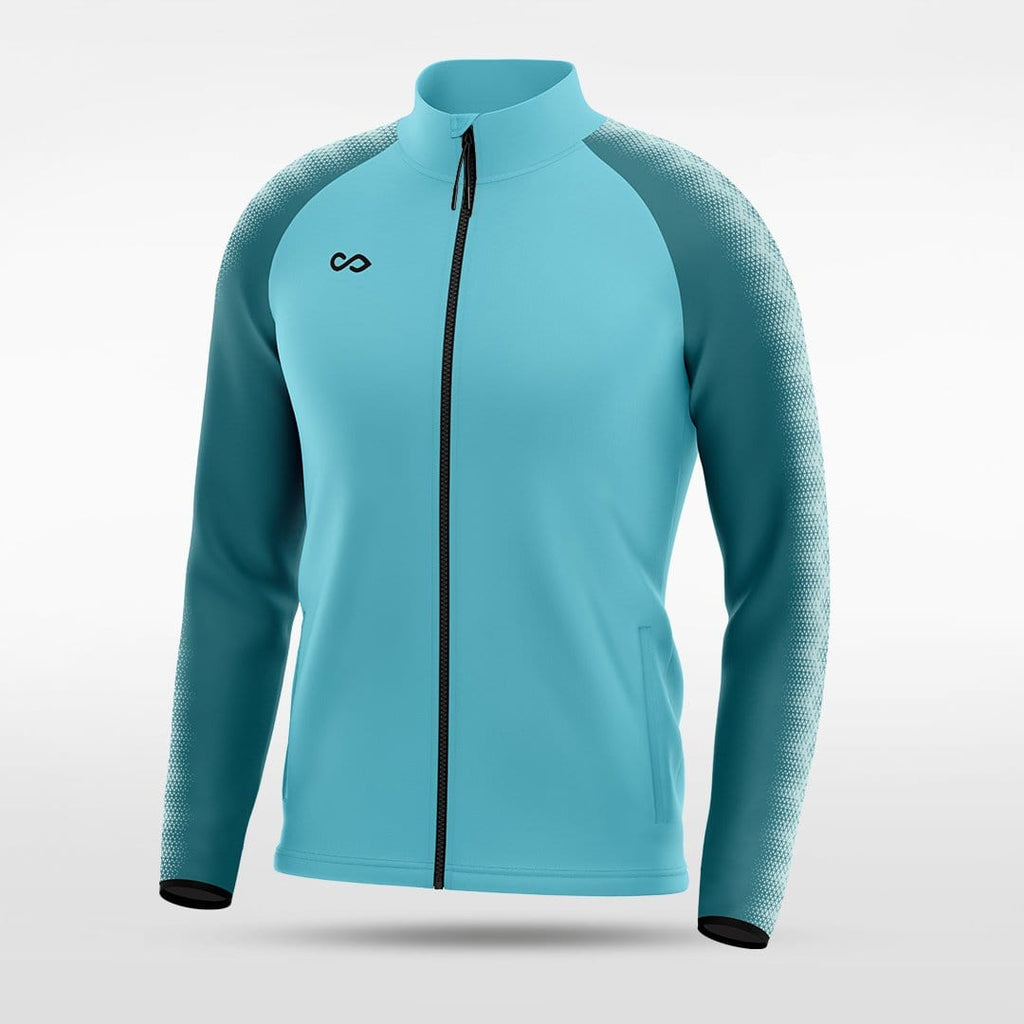 Embrace Radiance Customized Full-Zip Jacket Design Green