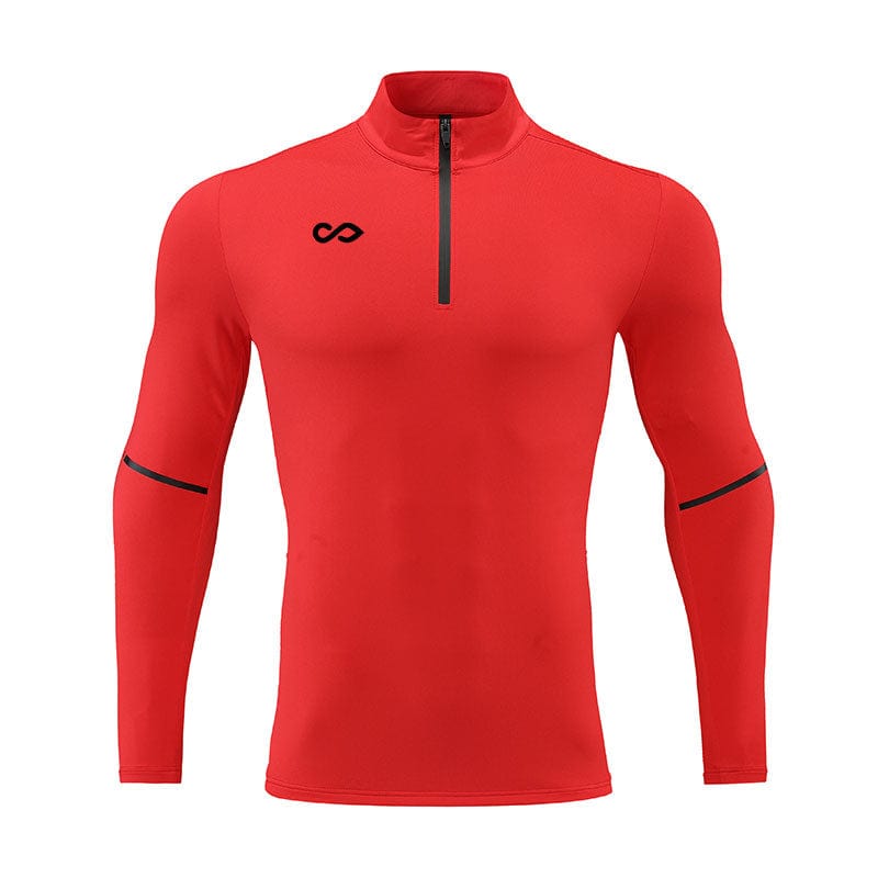 Red Custom Youth 1/4 Zip Top for Team