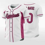 Grape - Customized Men's Sublimated Button Down Baseball Jersey