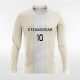 Custom Cream Soccer Jersey Design