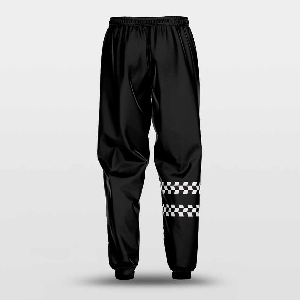 Checkerboard Custom Basketball Training Pants Design