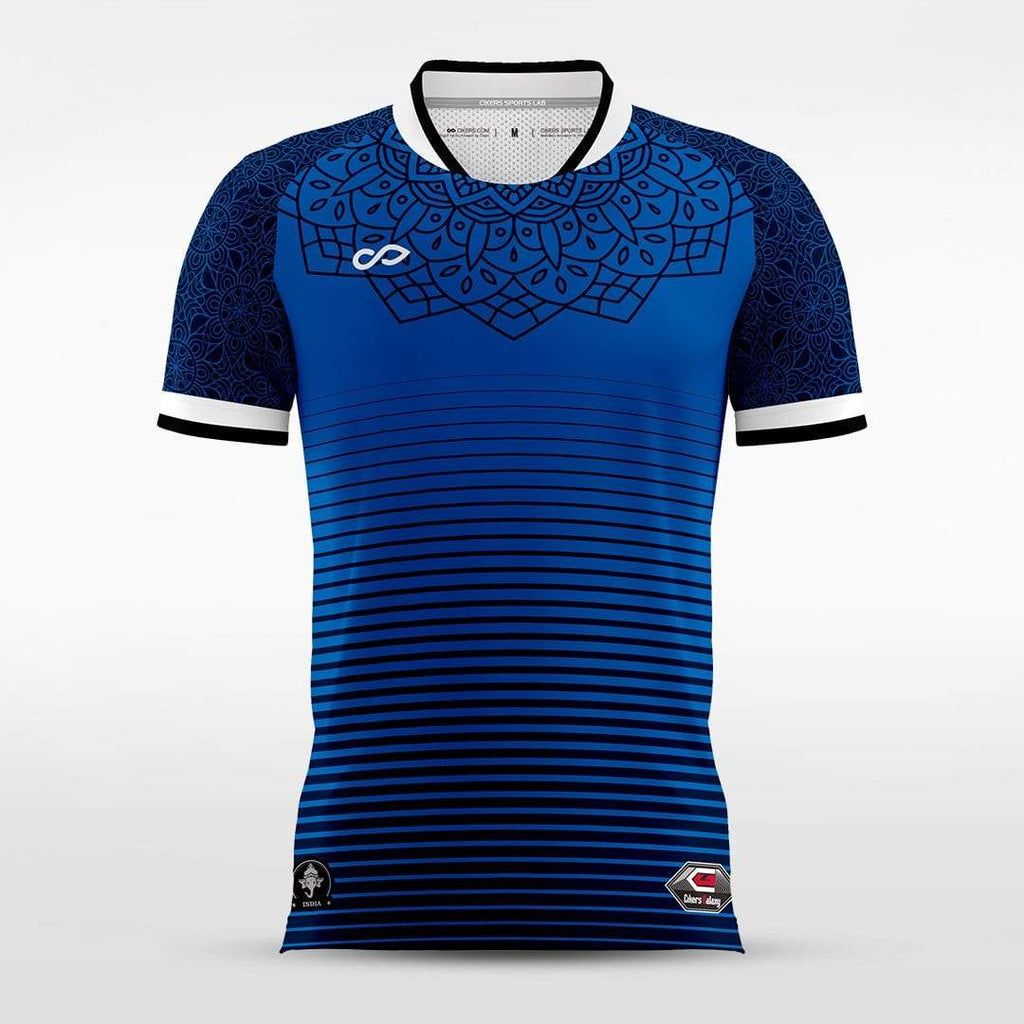 Blue Continent Soccer Jersey