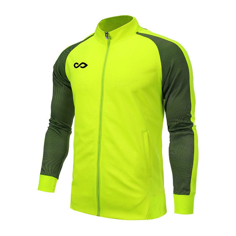 Fluorescent Green Custom Men Jacket for Team