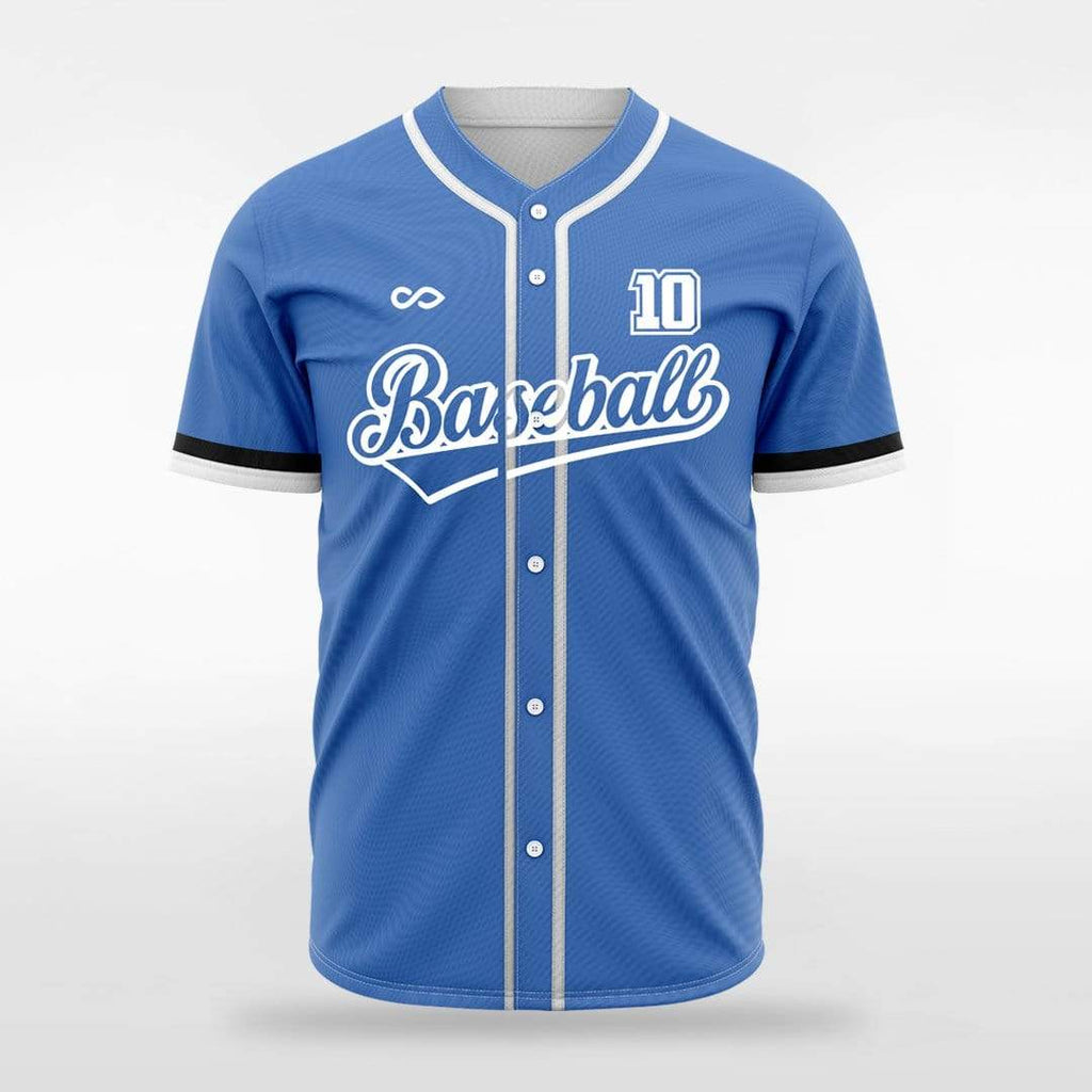Dark Blue Sublimated Baseball Jersey