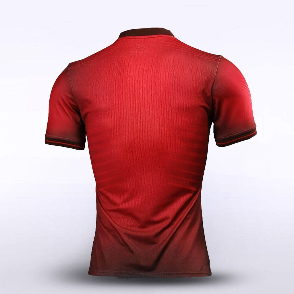 Custom Red Men's Sublimated Soccer Jersey