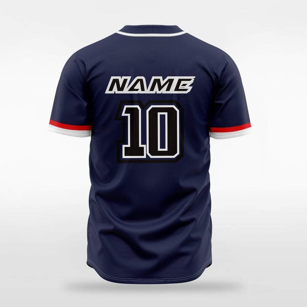Navy Custom Baseball Jersey