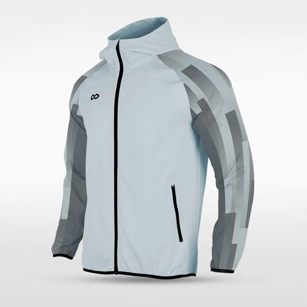 Grey Embrace Urban Forest Full-Zip Jacket Design