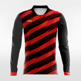 Black Thorn Long Sleeve Team Soccer Jersey