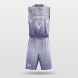 Purple Custom Basketball Uniform