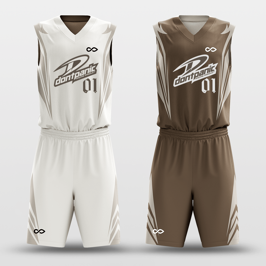 Custom Basketball Jerseys Brown